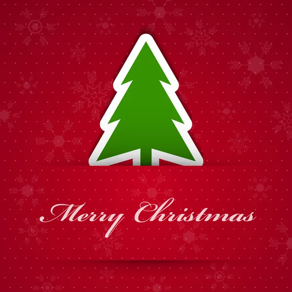 快乐圣诞背景与杉木树. — 图库矢量图片#