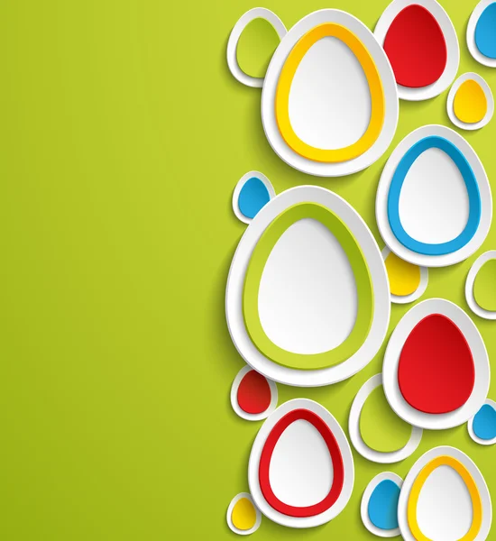 Paskalya yumurtaları renkli arka plan.