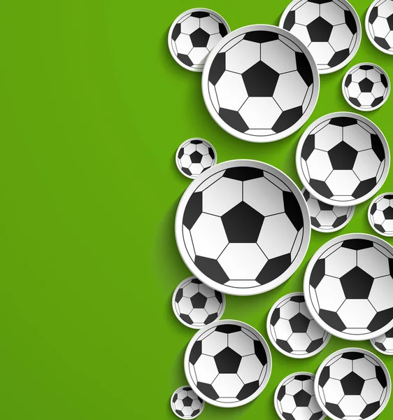 Football fond abstrait . — Image vectorielle