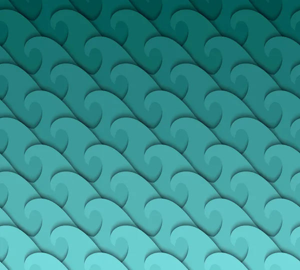 Kusursuz dalga deseni.