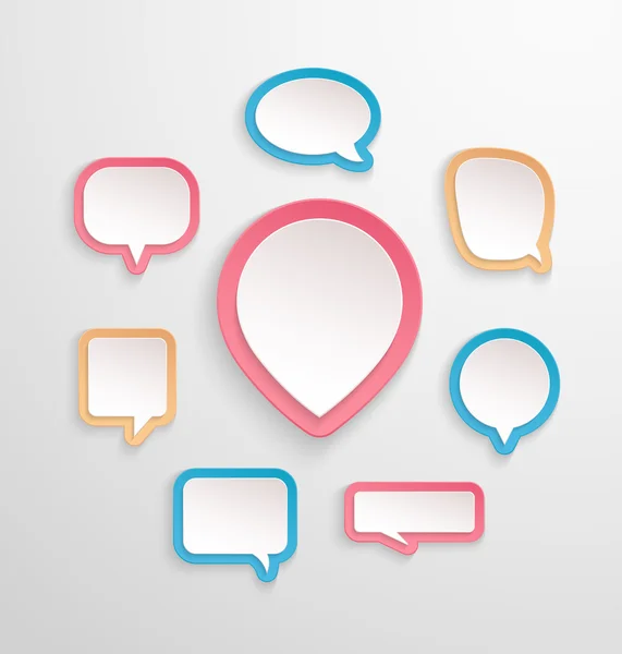 kabarcıklar konuşma koleksiyonu için.