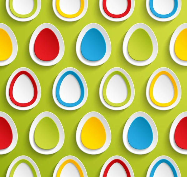 Fondo de Pascua con huevos. — Archivo Imágenes Vectoriales