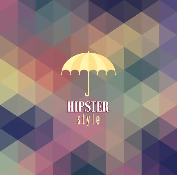 Hipster-Hintergrund. — Stockvektor