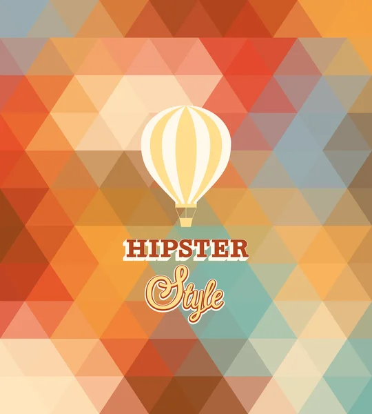 Hipster-Hintergrund. — Stockvektor