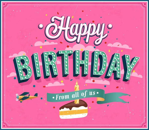 iyi ki doğdun Tipografik Tasarım.