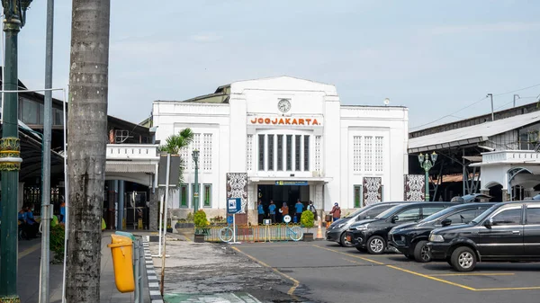 Yogyakarta Indonesien Nov 2021 Landskapsutsikt Över Yogyakarta Station Även Känd — Stockfoto