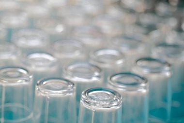 Düğün resepsiyonunda masa hazırlıyorum. Seçici Odaklanma