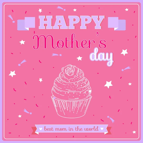 "Ευτυχισμένη Ημέρα της Μητέρας" — Διανυσματικό Αρχείο