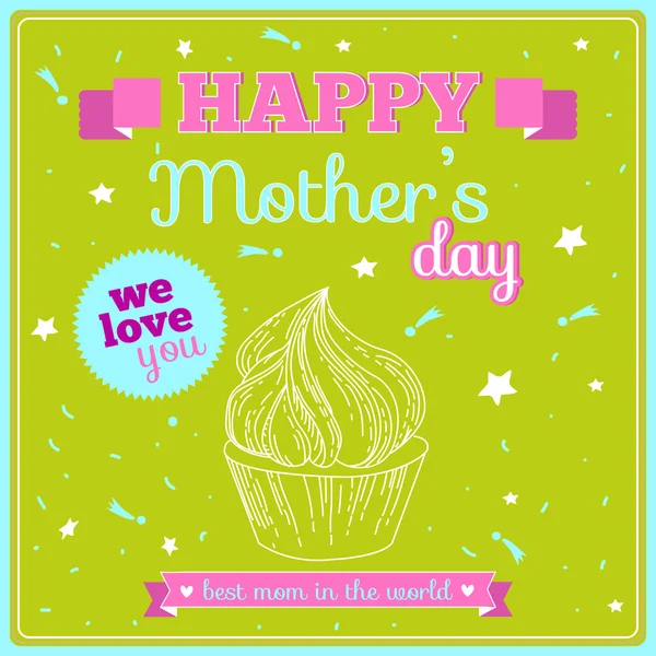 "Happy mother's day" — Stock Vector