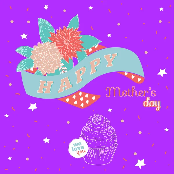 "Happy mother's day" — Stock Vector