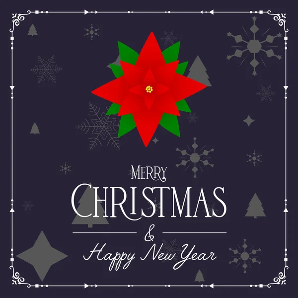 Mutlu Noeller ve mutlu yıllar. Noel ve Yeni Yıl kutlamalarının şablonu, süsler ve noktalarla. Mutlu Noeller ve mutlu yıllar için davetiye.