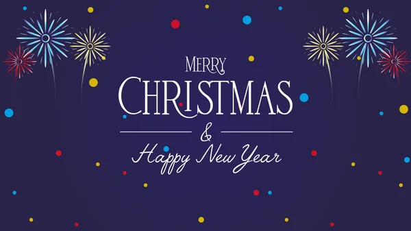 Mutlu Noeller ve mutlu yıllar kutlaması için davetiye. Noel ve Yeni Yıl Kutlaması Şablonu.