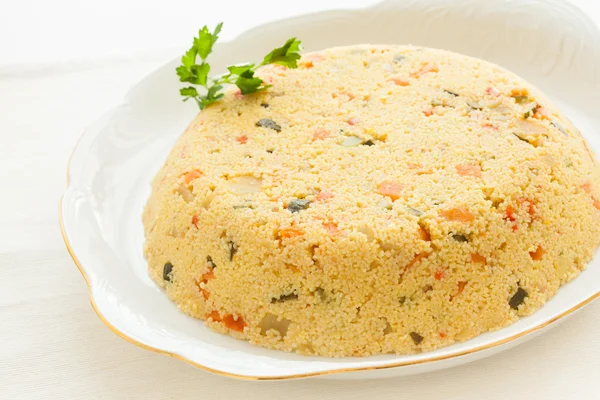 Couscous cake — Stock Photo, Image