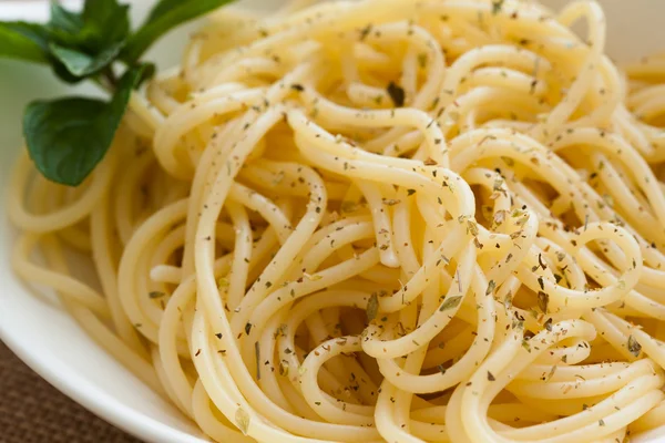 Gekochte Spaghetti — Stockfoto