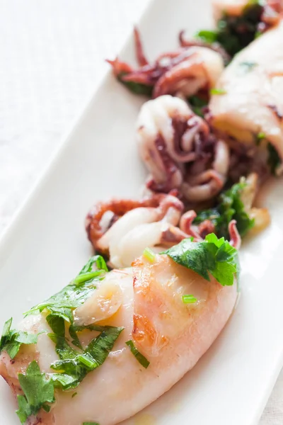 Calamari alla griglia — Foto Stock