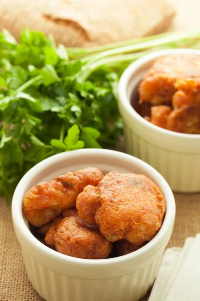 Fish fritters — Stock Photo, Image