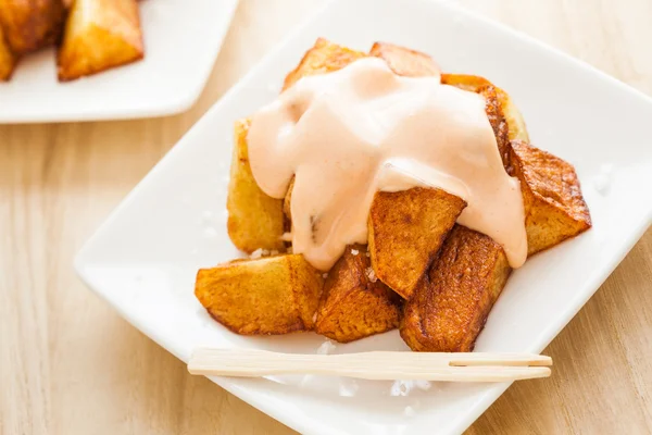 Patatas bravas — Stock Photo, Image