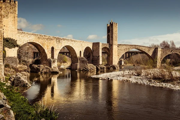 Мост Бесалу — стоковое фото