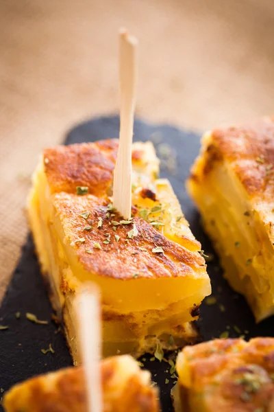 Tapas di omelette spagnole — Foto Stock