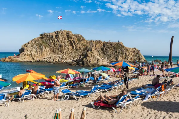 Blanes spiaggia — Foto Stock