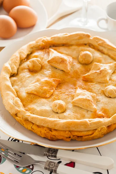 Torta de carne — Fotografia de Stock