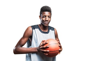 siyah basketbol oyuncusu