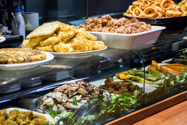 Prepared food stall — Stock Photo, Image