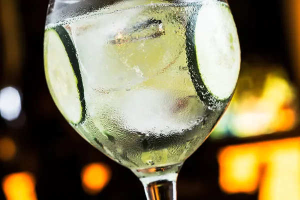 Gin Tonic Ordförande — Stockfoto