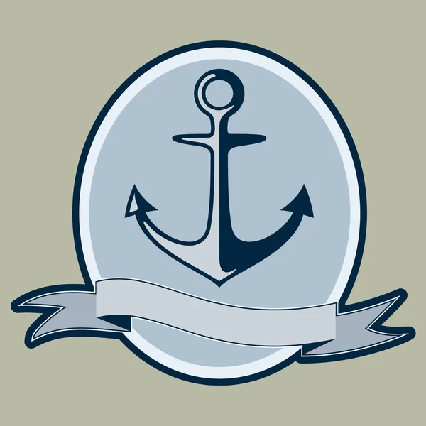 Vintage tarzı Denizcilik ve çapa metin tasarım