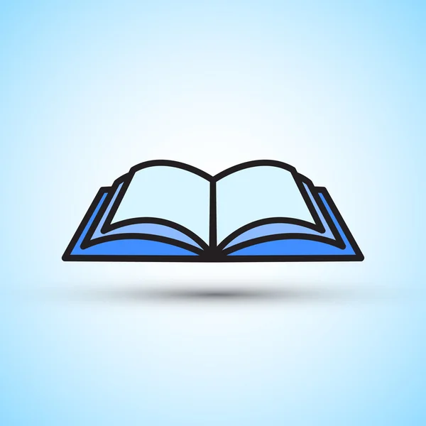 kitap vektör Illustration açıldı