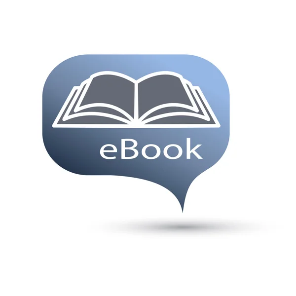 kitap simgeleri ile download ebook çizimi.