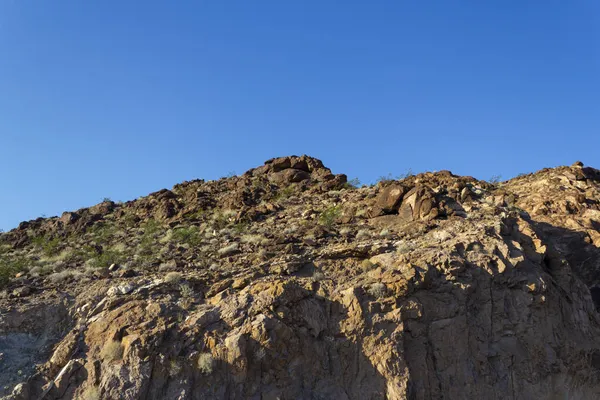 Kis Hegyi Szikla Kialakulása Arizonában Egy Gyönyörű Napon Szelektív Fókusz — Stock Fotó