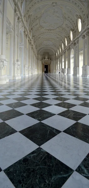 Galleria di diana venaria reale sarayda içinde — Stok fotoğraf