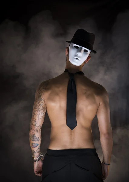 Homme avec masque — Photo