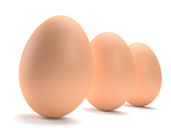 Three Eggs — Stock Photo, Image