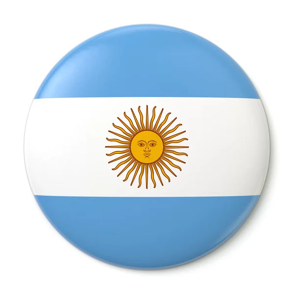 阿根廷 pin-背面 — 图库照片