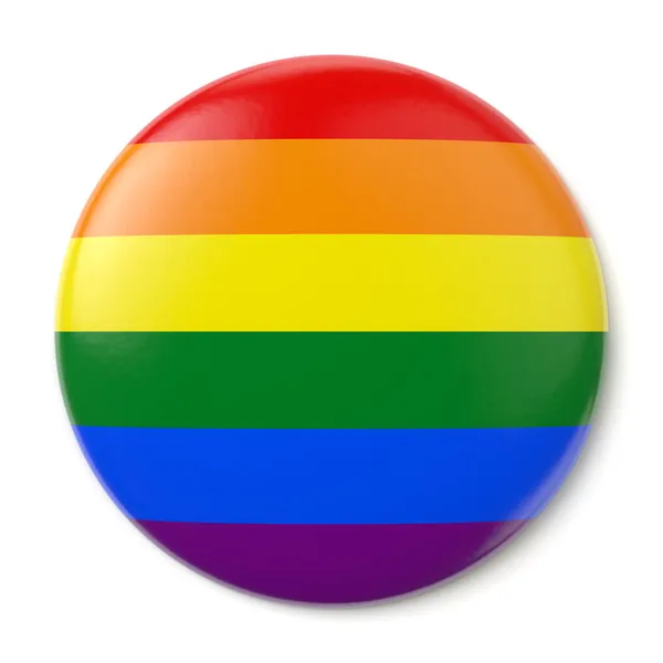 Gay orgulho pin-back — Fotografia de Stock