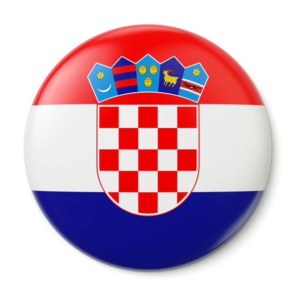 Croatia Pin-back — Stock Photo, Image