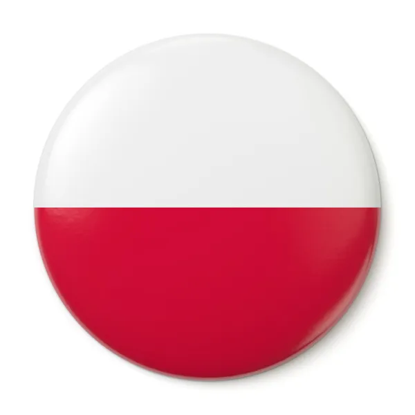 Poland Pin-back — Stock Photo, Image