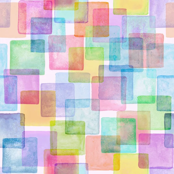 Hedendaagse Kunst Naadloze Patroon Achtergrond Abstract Grunge Vierkante Geometrische Vormen — Stockfoto