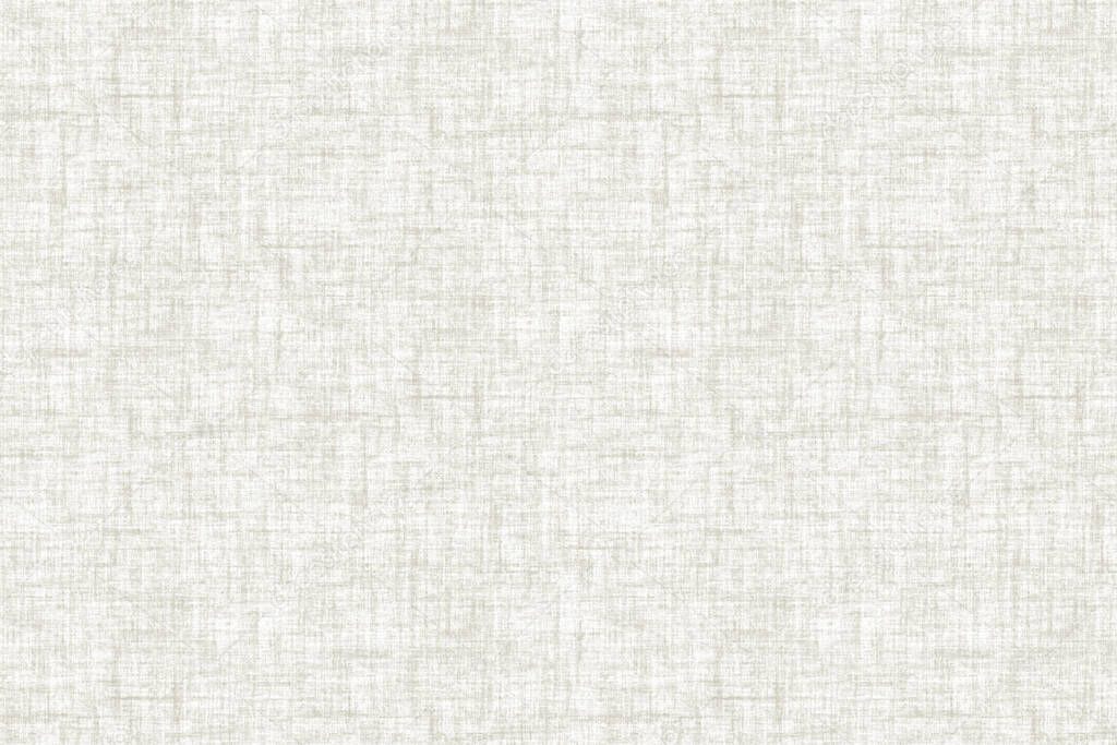 Detailed woven linen grunge texture horizontal background. Light flax fiber natural pattern. Organic fiber close up weave fabric surface material. Rustic home decor fabric effect style. Space for text