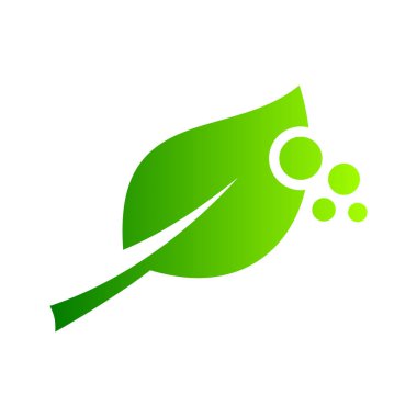 Biyolojik ayrışma simgesi. Yeşil yaprak ayrışması. Gübrelenebilir sembol. Bir bitkinin doğal çürümesi. Doğa fikrine dönelim. Bitkiler toprağa dönüşür. Organik malzeme. Vektör illüstrasyonu, düz, klip sanatı. 