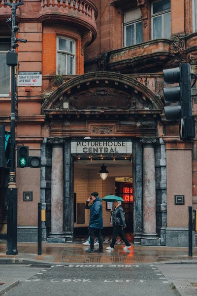 Londres Reino Unido Octubre 2021 Entrada Cine Picturehouse Central Londres — Foto de Stock