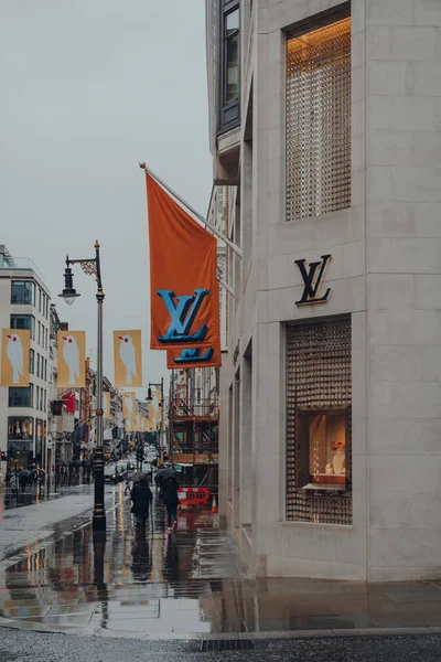 Londres Reino Unido Octubre 2021 Louis Vuitton Tienda New Bond — Foto de Stock