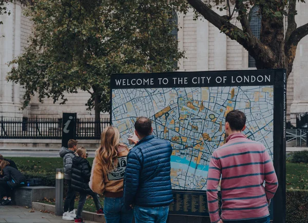 London Egyesült Királyság 2021 Október Londoni City London Híres Pénzügyi — Stock Fotó