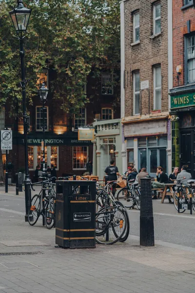 London Großbritannien Oktober 2021 Fahrräder Die Exmouth Market Geparkt Sind — Stockfoto