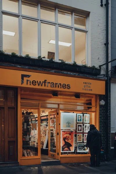 London November 2021 Facade Newframes One Londons Longest Established Framers — ストック写真