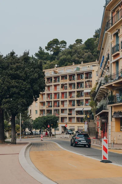 Nice France March 2022 Car Driving Promenade Des Anglais 7Km — ストック写真