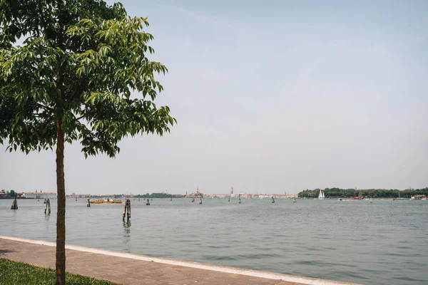 Venice Italy May 2022 View Venice Horizon Distance Lido Island — ストック写真