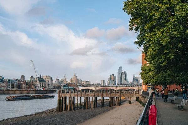 London September 2022 View London Skyline City London South Bank — Stock Photo, Image